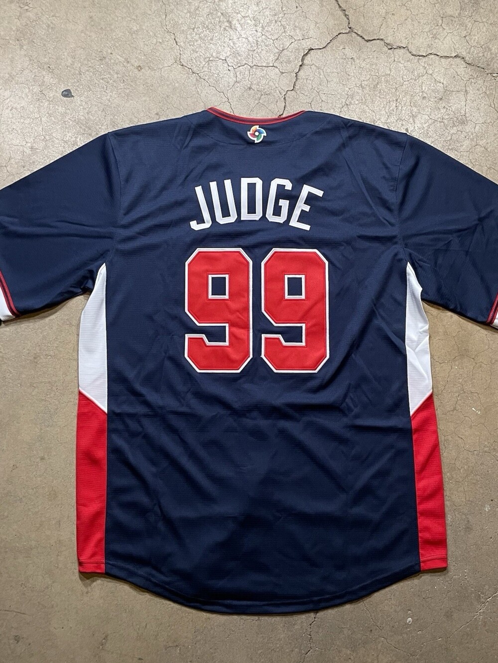 Aaron 99# Judge Team USA Base 2026 Blue Jersey All Stitched, NWT XL